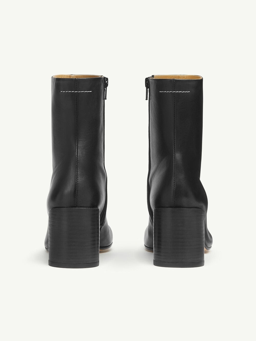 MM6 Maison Martin Margiela Anatomic Ankle Boots In Black New In Box - Picture 3 of 16